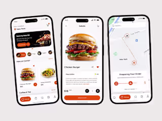 FOOD DELIVERY APP UI UX DESIGN