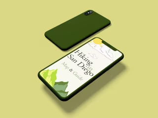 San Diego Hiking Guide UI App Design 