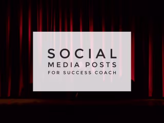🔥Social Media Posts For Success Coach