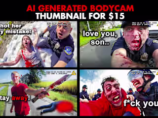 AI Generated Bodycam Thumbnail 