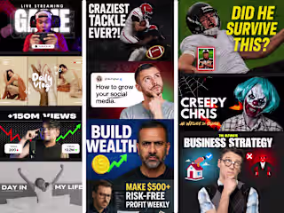 High-CTR YouTube Thumbnails Across Multiple Niches
