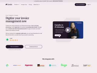 Candis - Digital invoice management