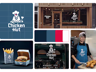 Chicken Hut Restaurant - Logo & Brand Identity :: Behance