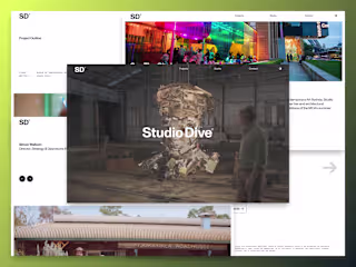 Studio Dive Website Framer Dev