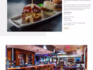 Shanty Creek Dining Resort Website