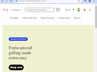 Etsy clone