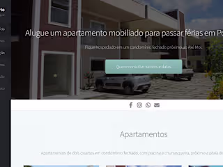 Casa de Praia Porto's website