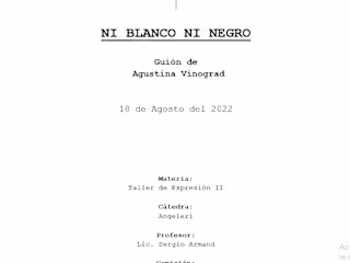 Guiones Literarios, Técnicos, Plantas y Storyboards - 2022