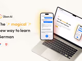 Uben AI: A Feature-Focused Showcase for AI Mobile App
