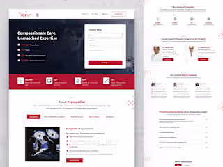 SCI Hospital | Landing Page