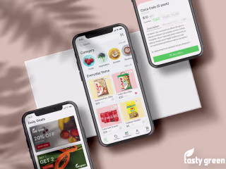 UX Case Study: Designing Tasty Green — Grocery Store App 🥦