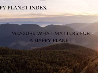 Happy Planet Index