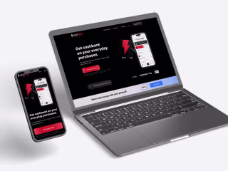Website/Promo materials design for Financial App