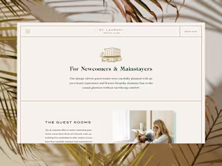 The St. Laurent - Web Design