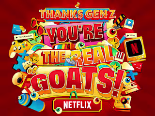 Netflix Gen Z Print Ad Illustration