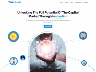 Website for a finance company