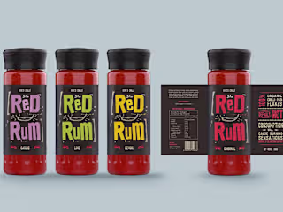 RedRum Logo & Label Design