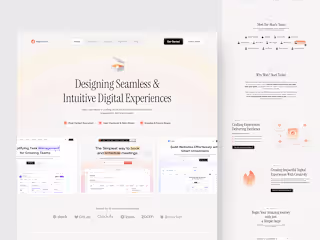 Akaru Studio Landing Page Design