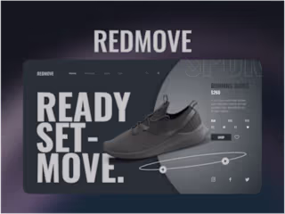 Redmove, Framer x Shopify.