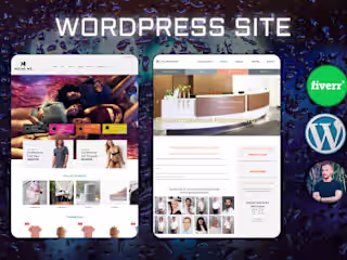 I will create a modern and fresh wordpress site