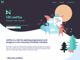 nwPlus visual brand and website design
