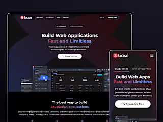 8base | Series A ($10.6M) Pitch Deck, UX, and Marketing Design.