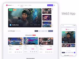 Metalaunch Website and App UI/UX Design