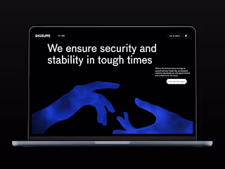 Corporate website of an insurance company | DigSure