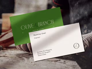 Olive Branch- Branding, Print