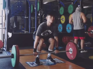 Weightlifting Trainer Social Media Video