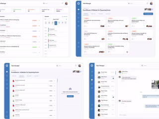 SaaS WebApp: Task Management Dashboard Design 