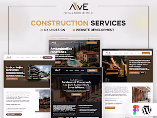Construction Services Website Design and Development
