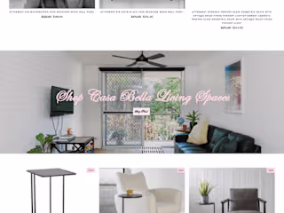 Redesigned Shopify store
