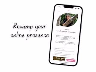 Web re-design, creating lead magnet, creating shop 