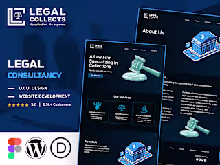 Law Firm Website UI/UX Design & WordPress Development