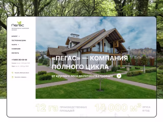 Website redesign | Manufacturing and construction company Pegas