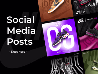 Social Media Posts for Nike Sneakers :: Behance