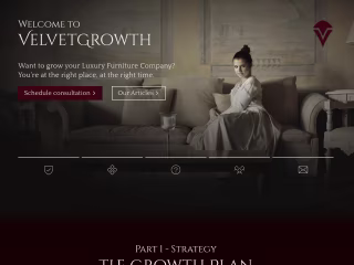 VelvetGrowth | Framer Design & Development, Responsive Design