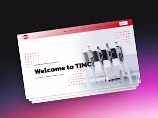Website Design for TIMC :: Behance