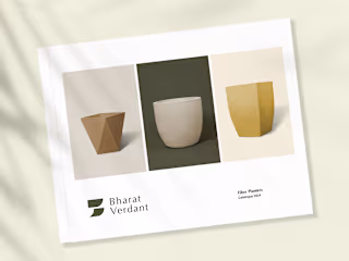 Catalogue Design - Fiber Planters :: Behance