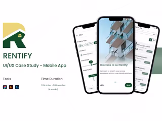 Rentify - UI/UX Case Study (Mobile App) :: Behance
