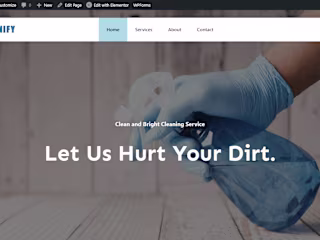 Cleanify | Cleaning Service WordPress Website