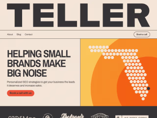 Webflow Site – Teller Agency