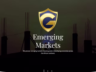 Gullít - A landing page for VC company portfolio