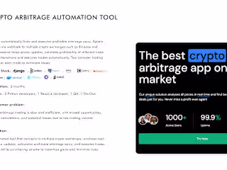 Crypto Arbitrage Automation Tool