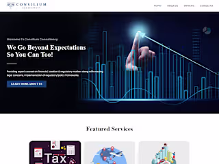 Creative Website Revamp For Consilium Consultancy
