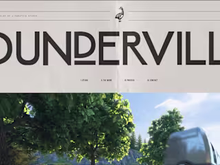 Dunderville Webflow Project 