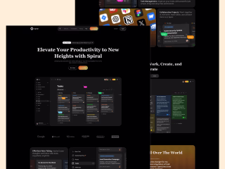SaaS website (Spiral) 