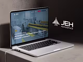 JEH AEROSPACE | FUNDED STARTUP | Next.js WEBSITE DEVELOPMENT