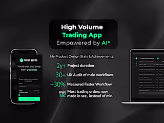 High Volume AI Trading App - Fintech